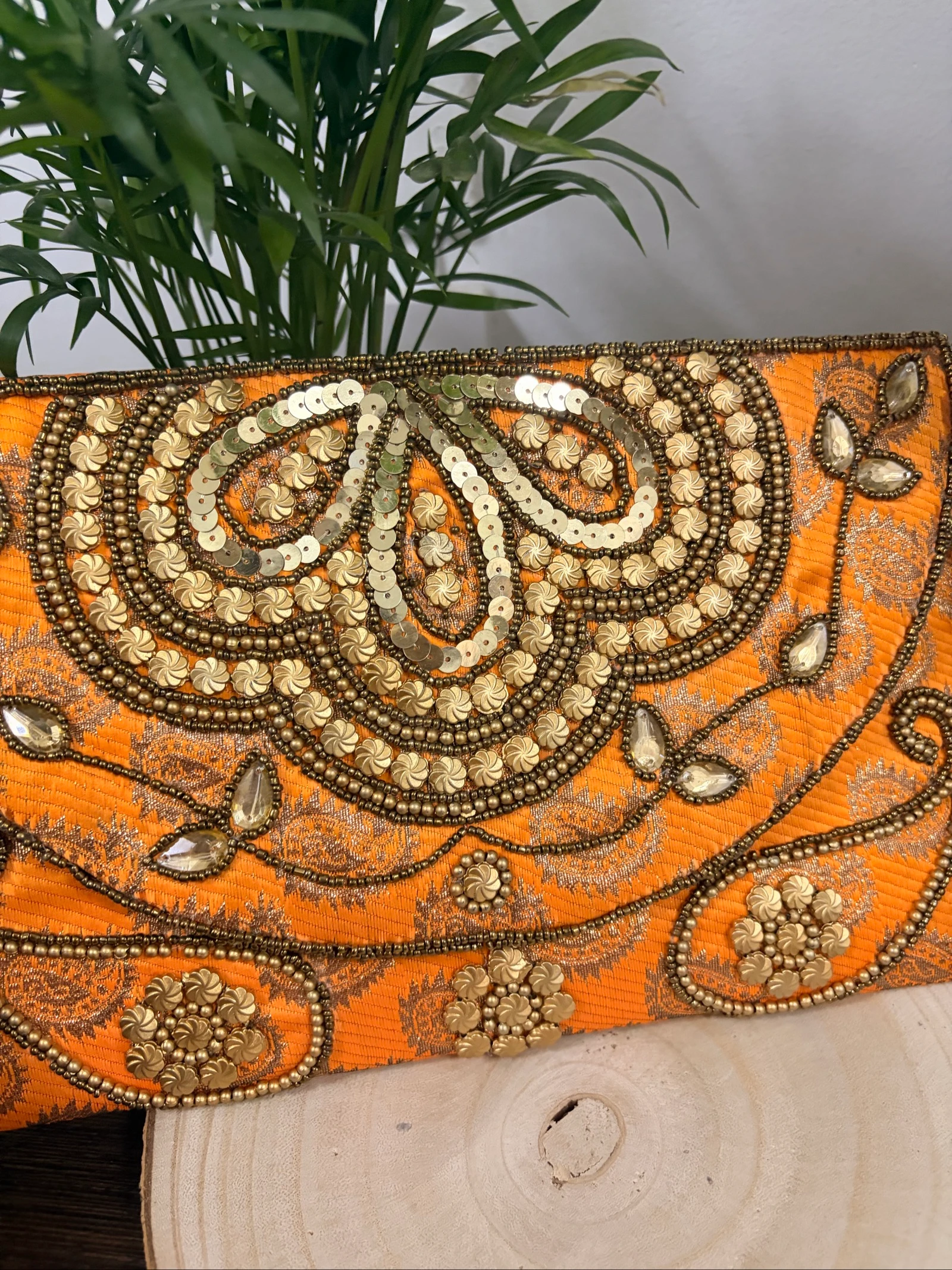 Orange and Gold Bohemian Bag – photo 2
